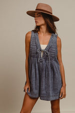 Pintuck Romper