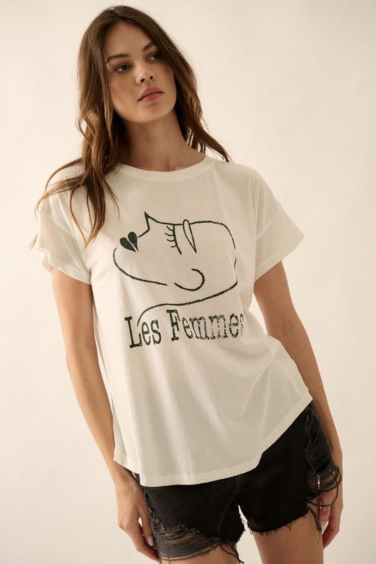 Les Femmes Vintage tee