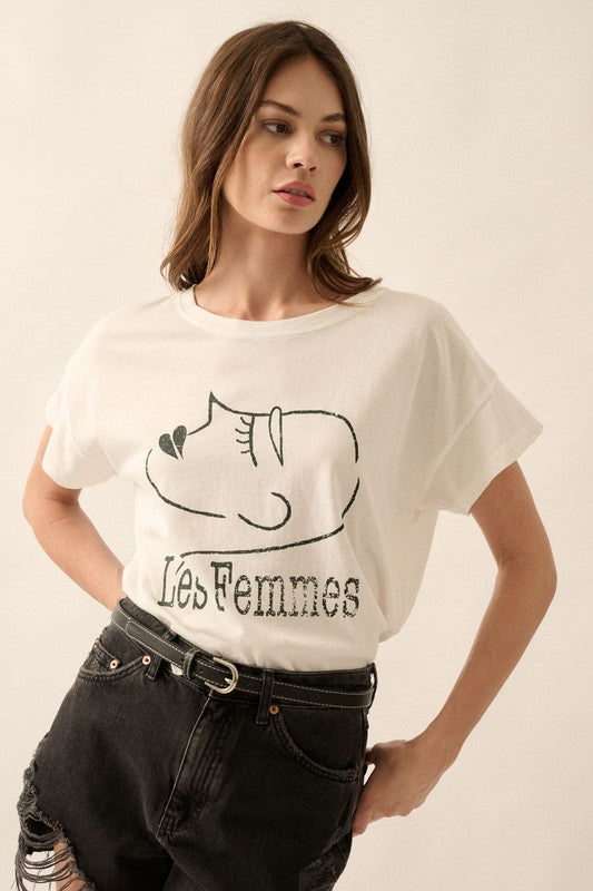 Les Femmes Vintage tee