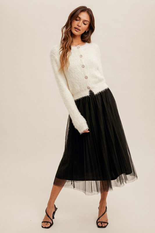 Pretty Pleats Mesh Skirt | 3 colours