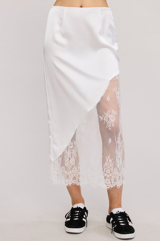 Lace Slip Skirt | 2 colours