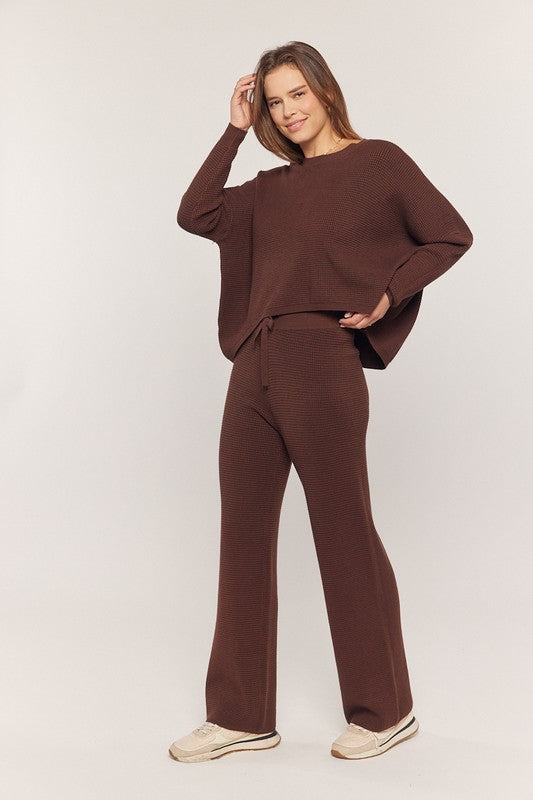 Knit Waffle Hi-Lo | 4 colours