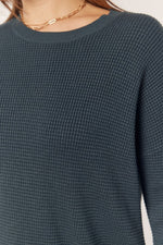 Knit Waffle Sweater | 2 colours