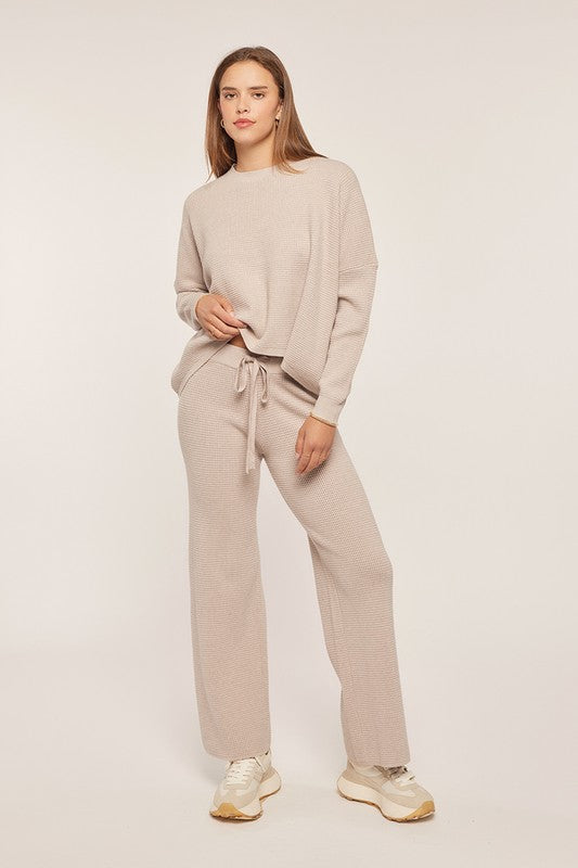 Knit Waffle Pants | 4 colours