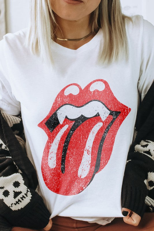 Vampire Lips Vintage Tee