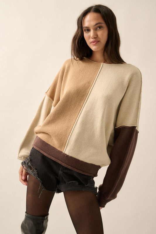 Colourblock Sweater | 2 colours