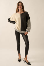 Colourblock Sweater | 2 colours