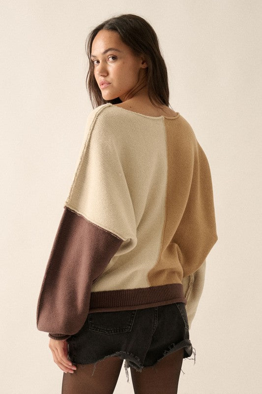 Colourblock Sweater | 2 colours