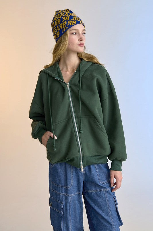 Oversized Zip Up | 2 colours