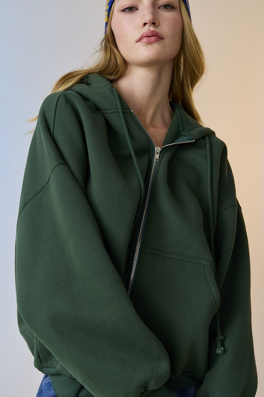 Oversized Zip Up | 2 colours