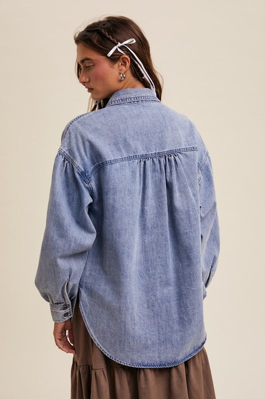 Denim Charm Top | 2 washes