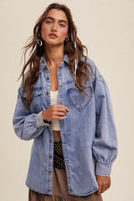 Denim Charm Top | 2 washes