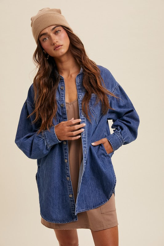 Denim Charm Top | 2 washes