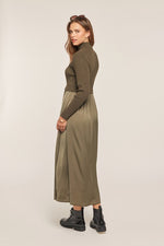 The Satin Sweater Dress