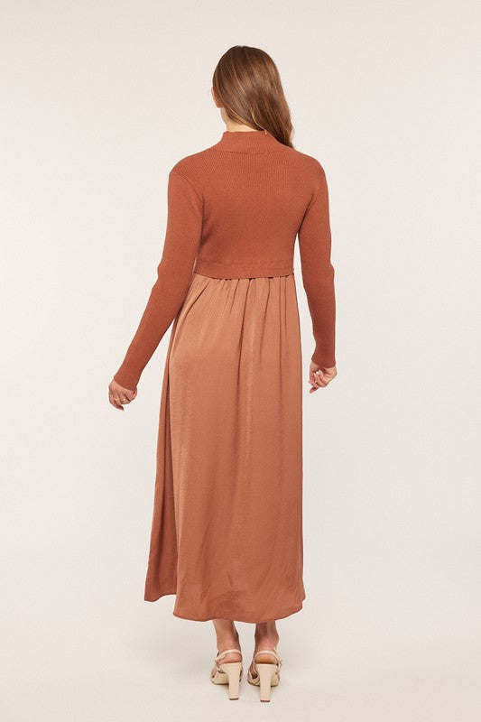 Satin Sweater Dress | 3 colours