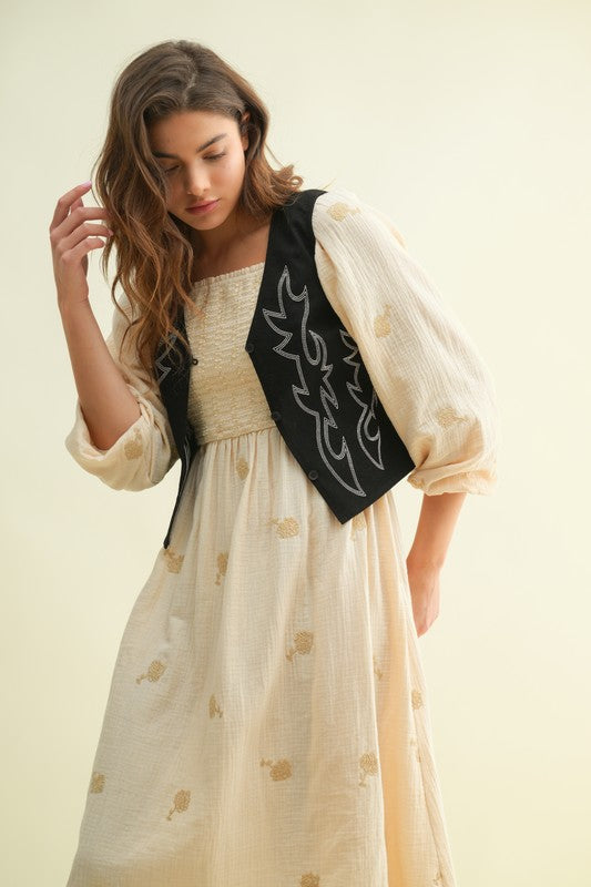 Western Stitch Vest | 3 colours