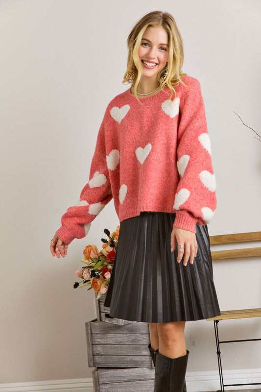 Lovely Heart Sweater | 2 colours
