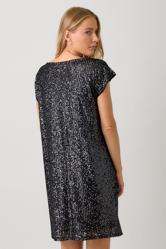 Sequins Shift Dress  | 2 colours