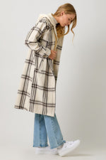 Tara Plaid Hoodie Shacket | 2 colours