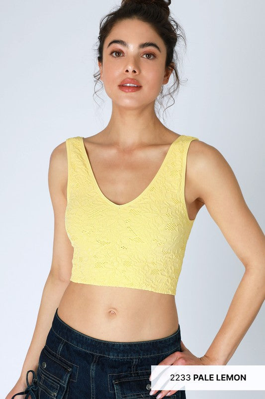 V Lace Tank | 5 colours