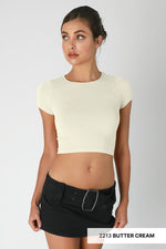 Jersey Baby Tee | 3 colours