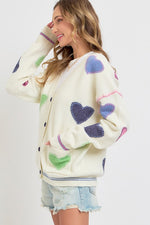 Heart Patch Cardi | 2 colours