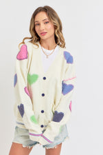 Heart Patch Cardi | 2 colours