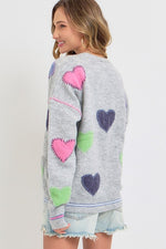 Heart Patch Cardi | 2 colours