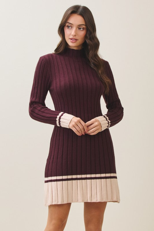 TwoTone Sweater Dress | 2 colours
