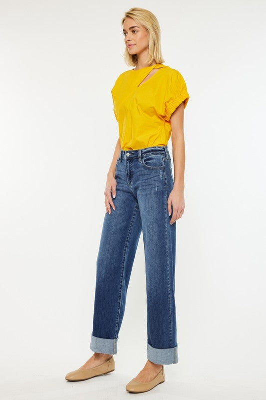 Ivanna HR Wide Leg Jeans