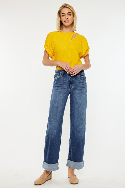 Ivanna HR Wide Leg Jeans