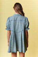 Darling Denim Babydoll Dress