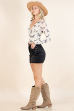 Wild Horses Mesh Bodysuit