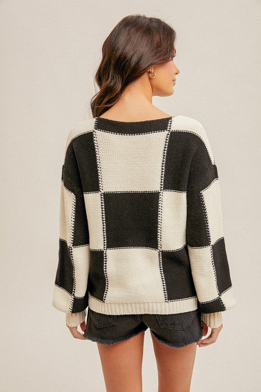 Clara Check Sweater | 2 colours