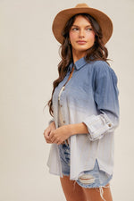 Sunset Drift Button Up