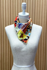 Oversized Vintage Western Scarf