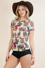 Cowboy Mesh Tee