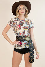 Cowboy Mesh Tee