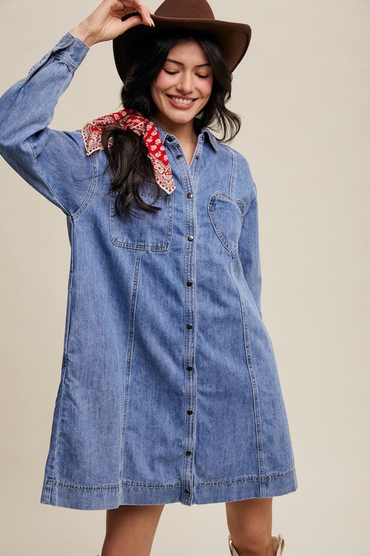 Charm Denim Dress