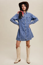Charm Denim Dress