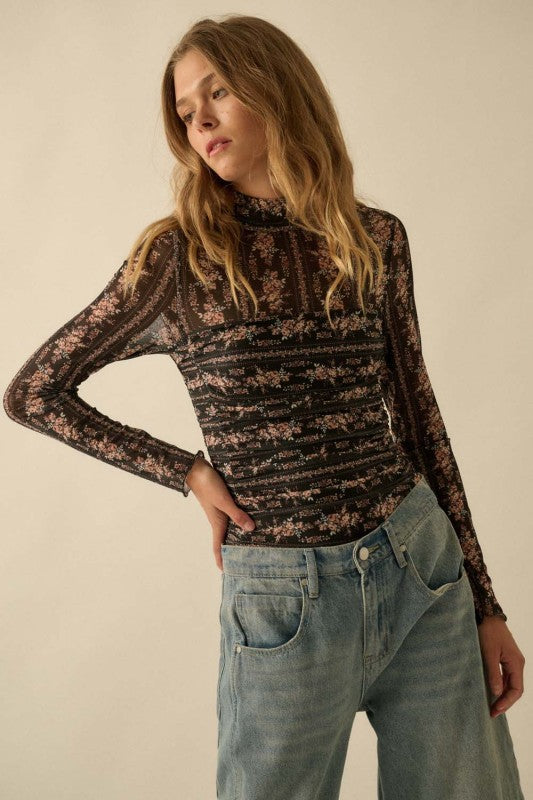 Midnight Bloom Bodysuit