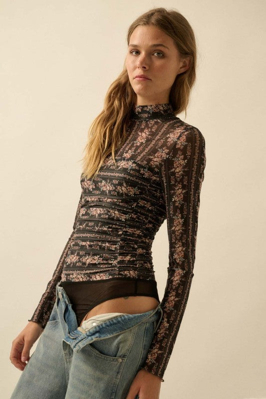 Midnight Bloom Bodysuit