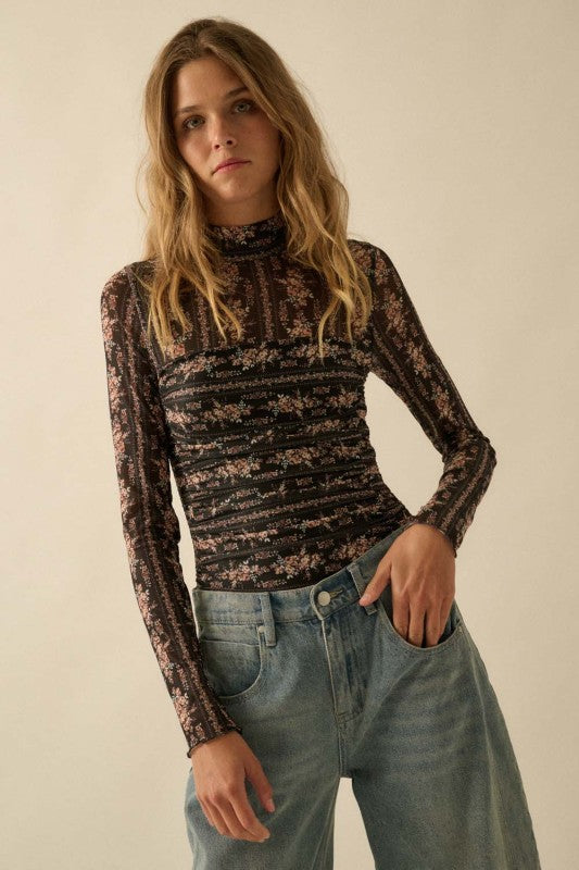 Midnight Bloom Bodysuit