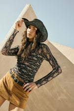 Midnight Bloom Bodysuit