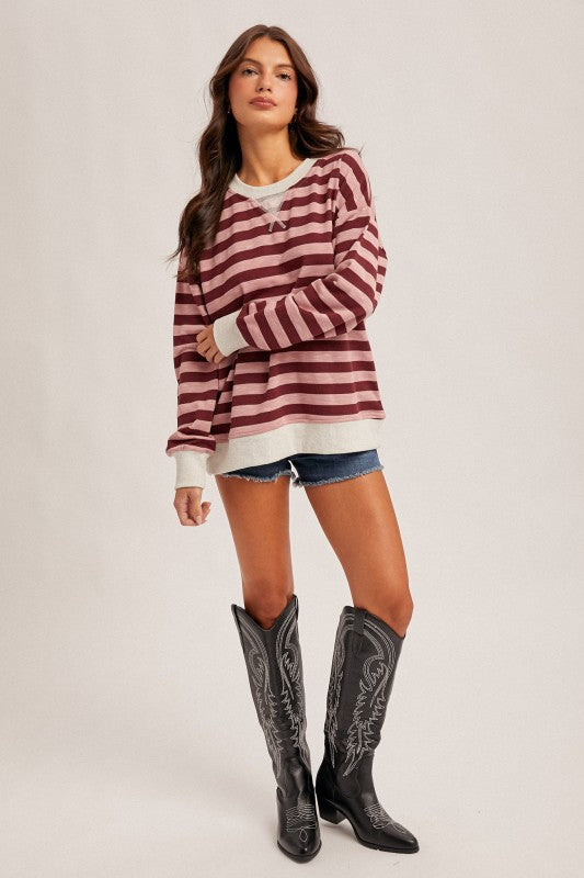 Crisp Stripes Crew | 3 colours