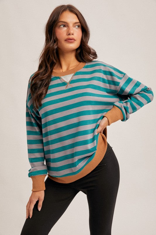 Crisp Stripes Crew | 3 colours