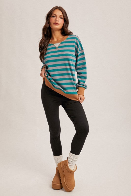 Crisp Stripes Crew | 3 colours
