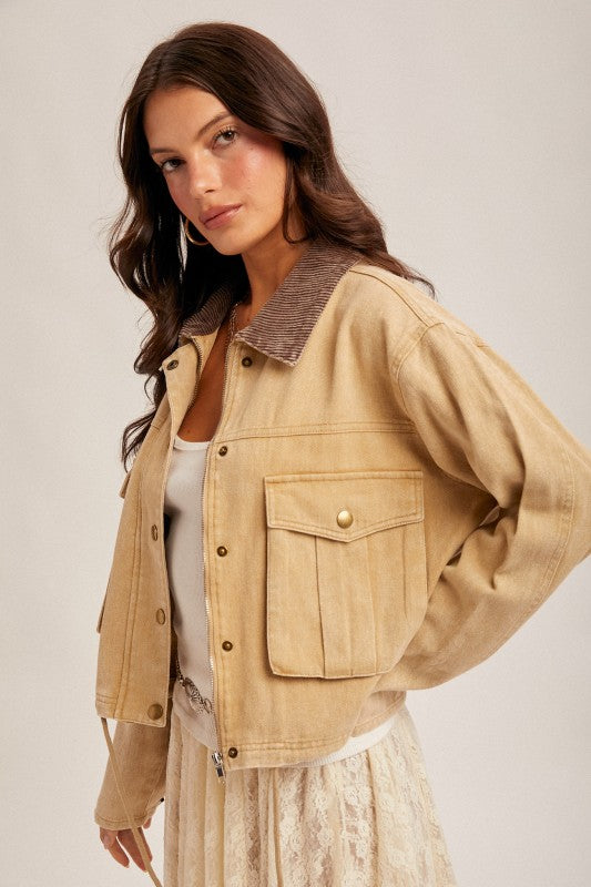 Stevie Cropped Jacket | 2 colours