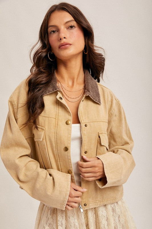 Stevie Cropped Jacket | 2 colours