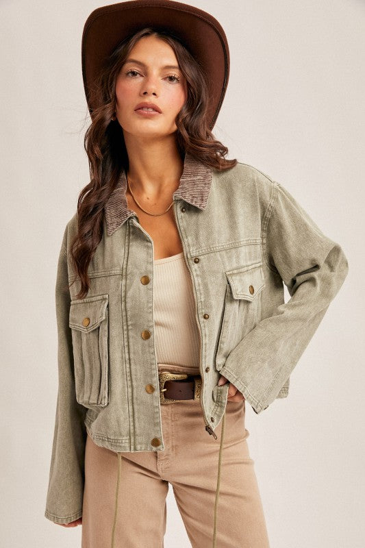 Stevie Cropped Jacket | 2 colours